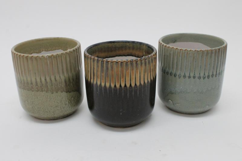 J Stone pot 3 colors ES12 Ø14 H13			