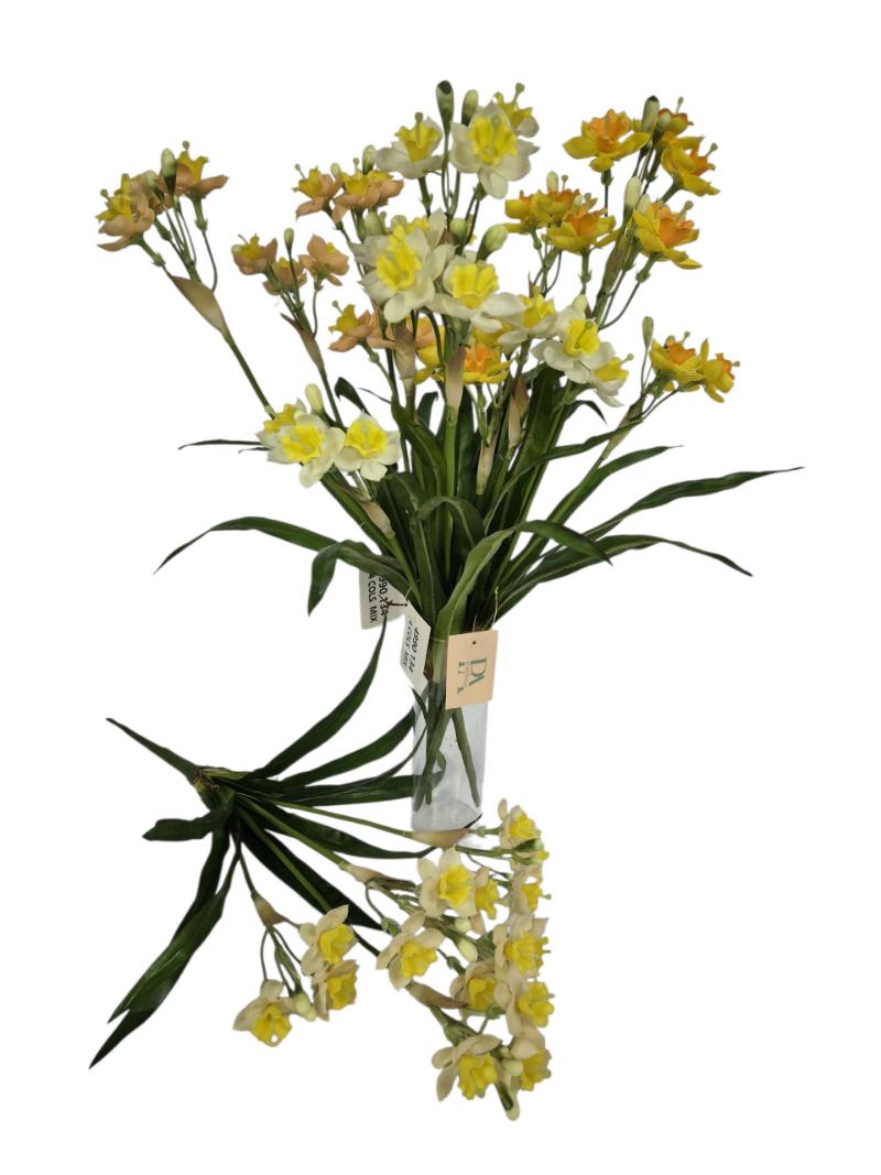 P Zijden Narcis, Bundle Soft, 4 ass 53cm