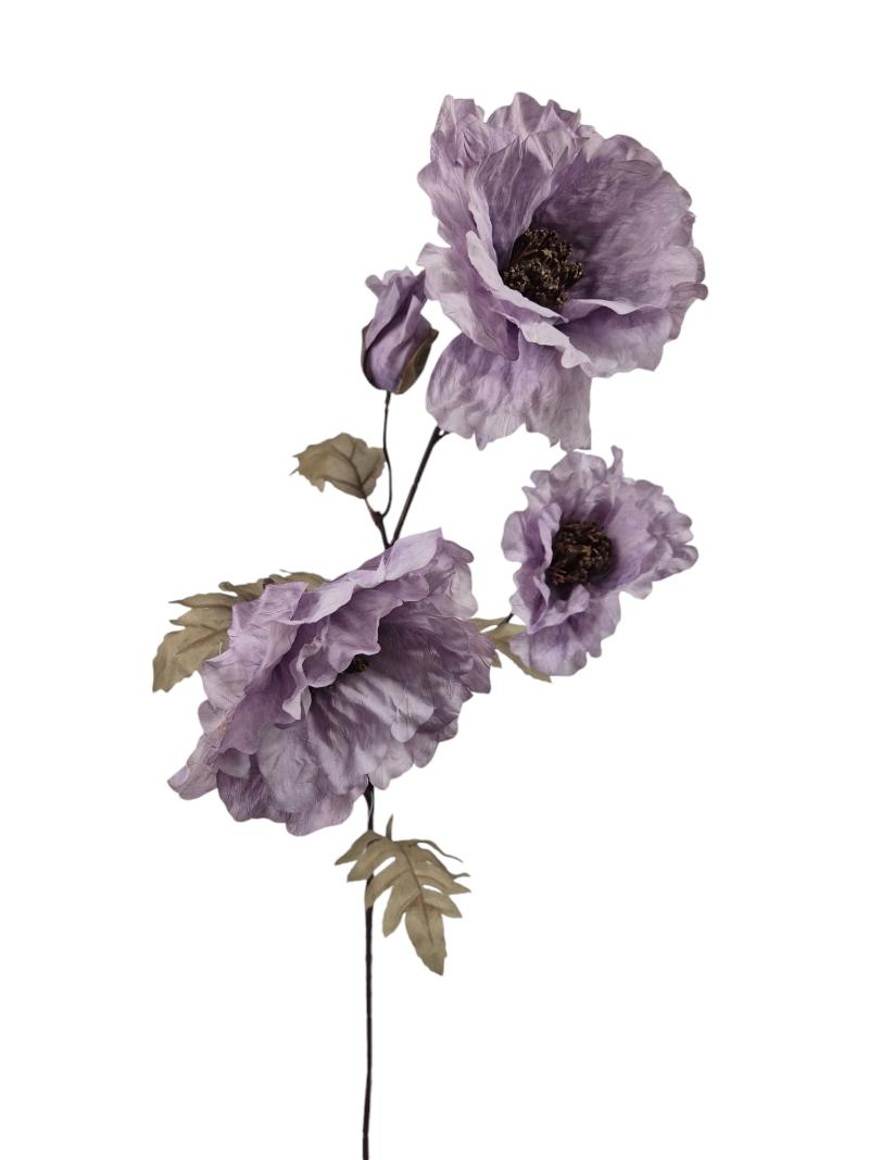 P Zijden Poppy, Purple.