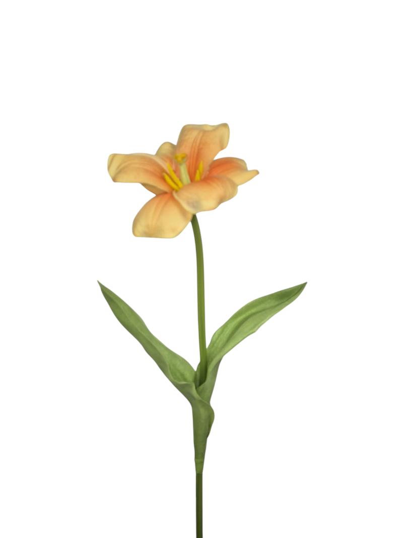 P Zijden open tulp, Orange, 48cm