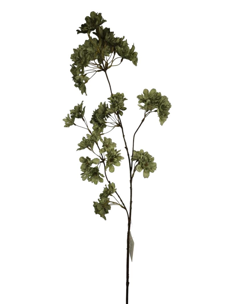 P Zijden Prunus Pandora, Green, 85cm