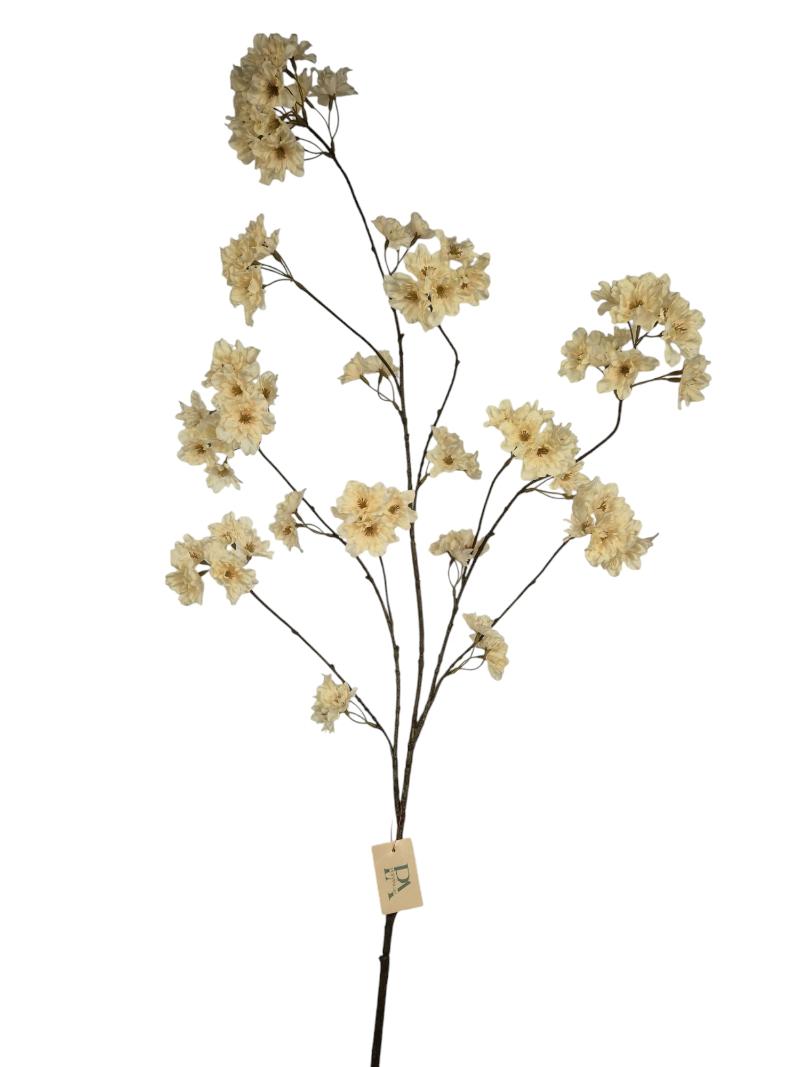 P Zijden Prunus Pandora, Light salmon, 128cm