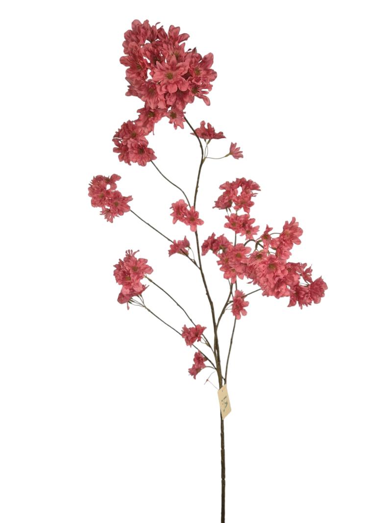 P Zijden Prunus Pandora, Hot Pink, 128cm