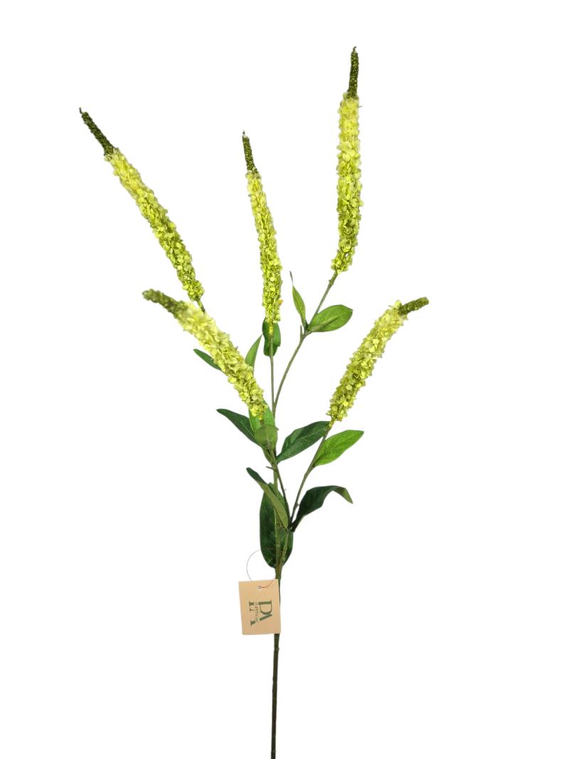 P Zijden Veronica, Light Green, 92cm.