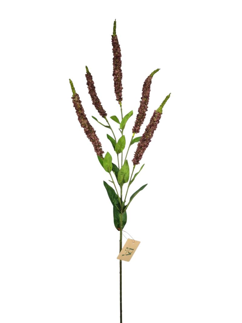 P Zijden Veronica, Bordeaux, 92cm.