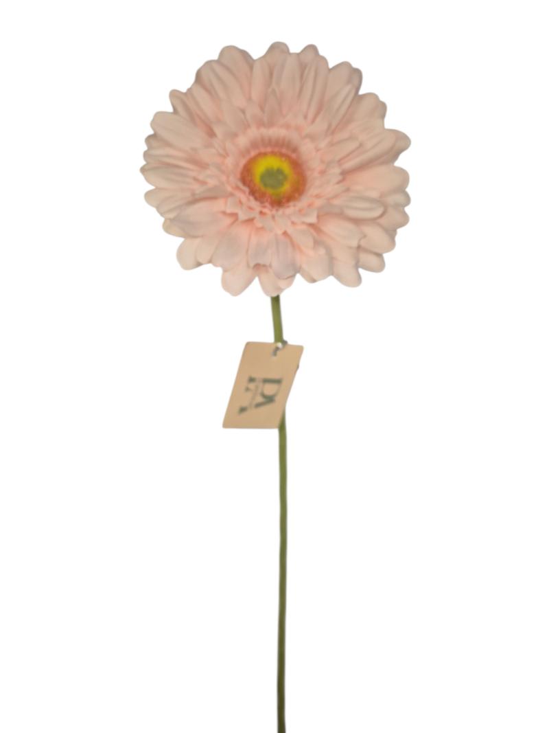 P Zijden Gerbera, Soft Pink, 63cm