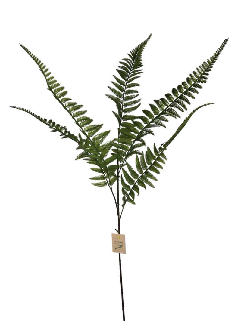 P Zijden Fern leather, Green, 98cm.