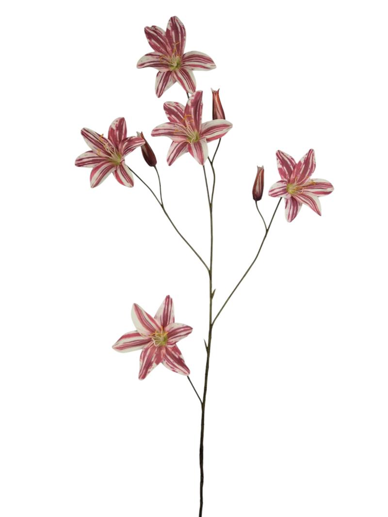 P Zijden Tigerlily spray Colorado pink, 105cm