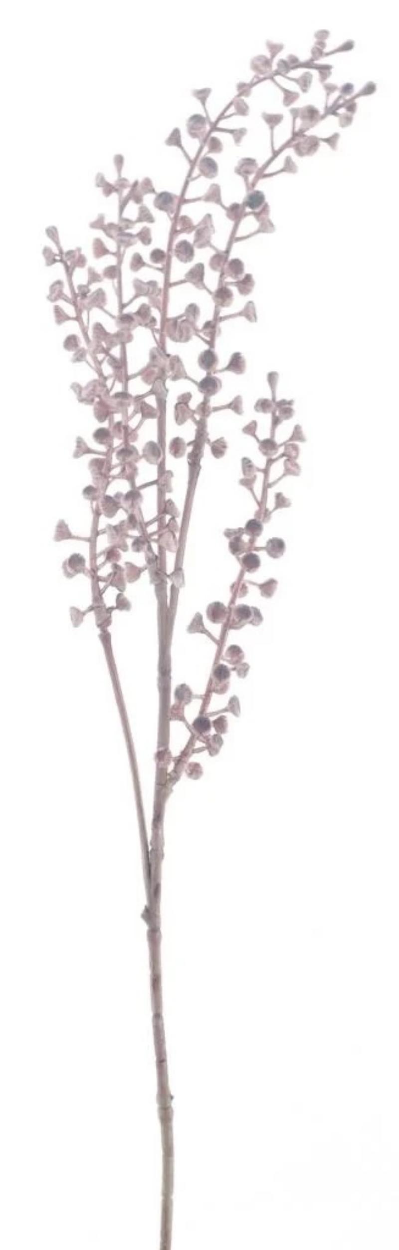 P Zijden Pokeberry spray pink 52cm