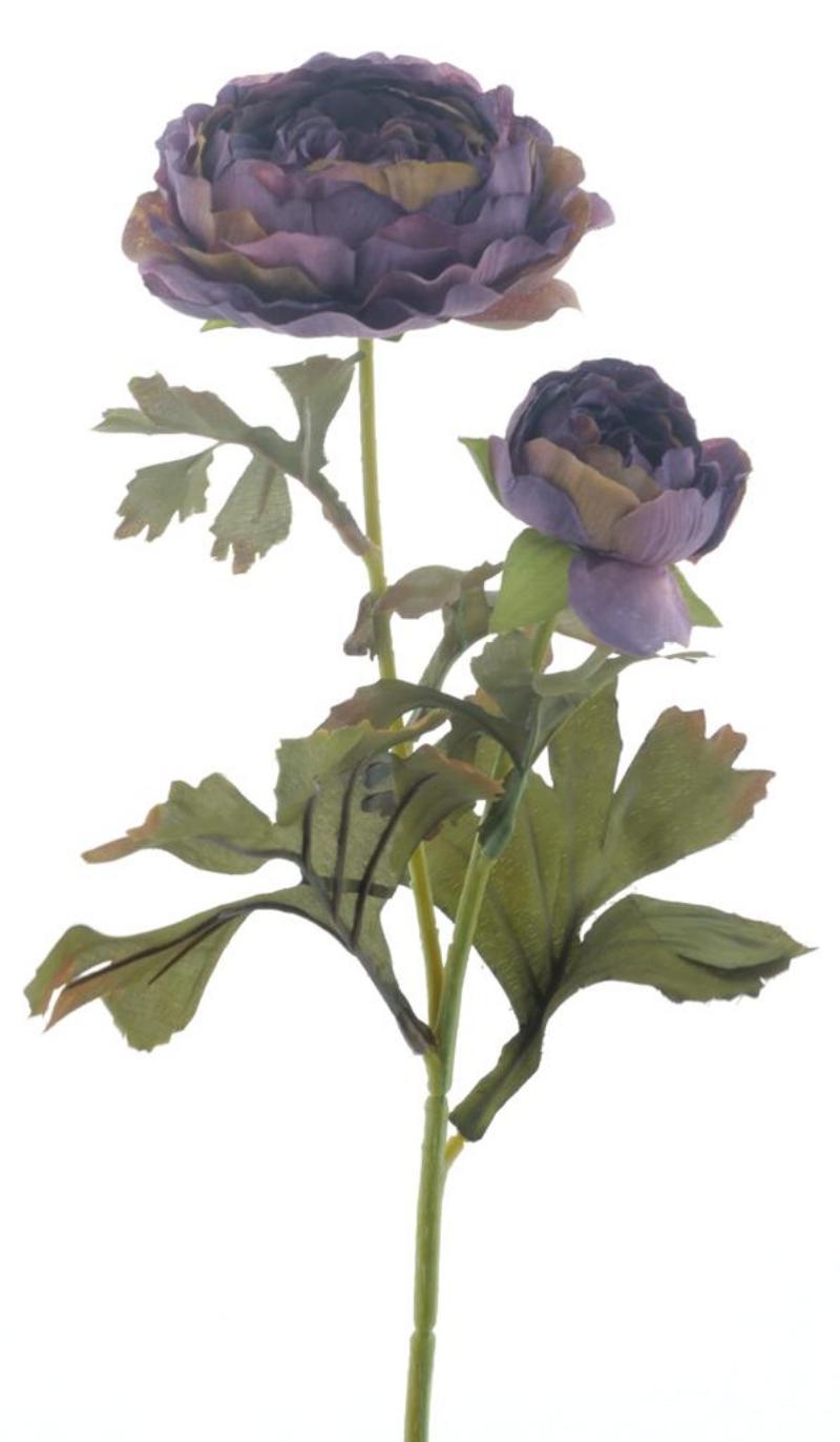 P Zijden Ranunculus spray lavender 56cm
