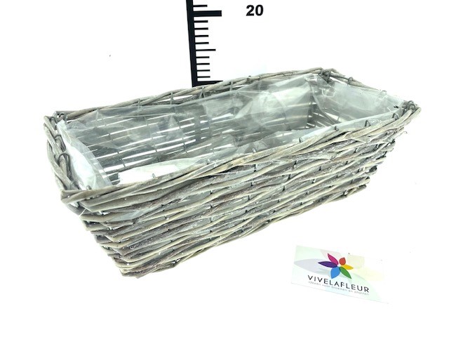 B Weide Pflanzkasten klein L40W21H14 cm