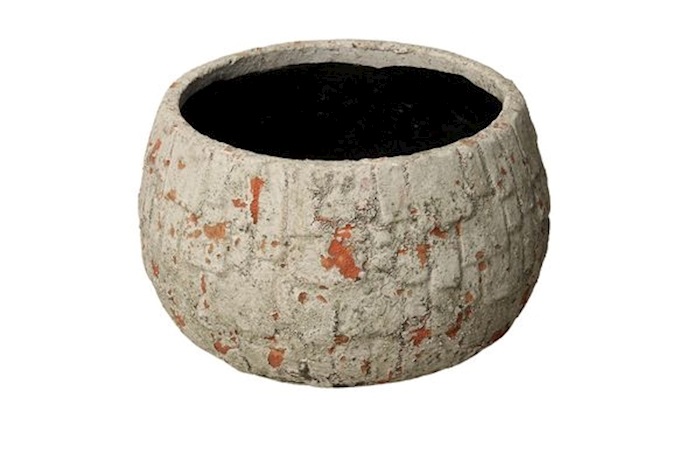 J Ceramic pot round Ø 26*21 H18 cm pot