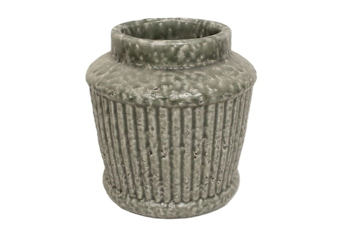 J Ceramic pot Madrid green Ø27.5 H26.5
