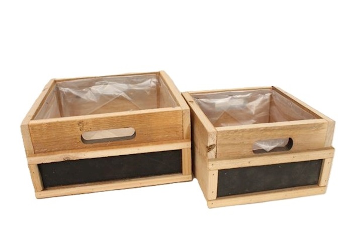 J Wdn planter S/2 Ø16*16/22*2 H11/12
