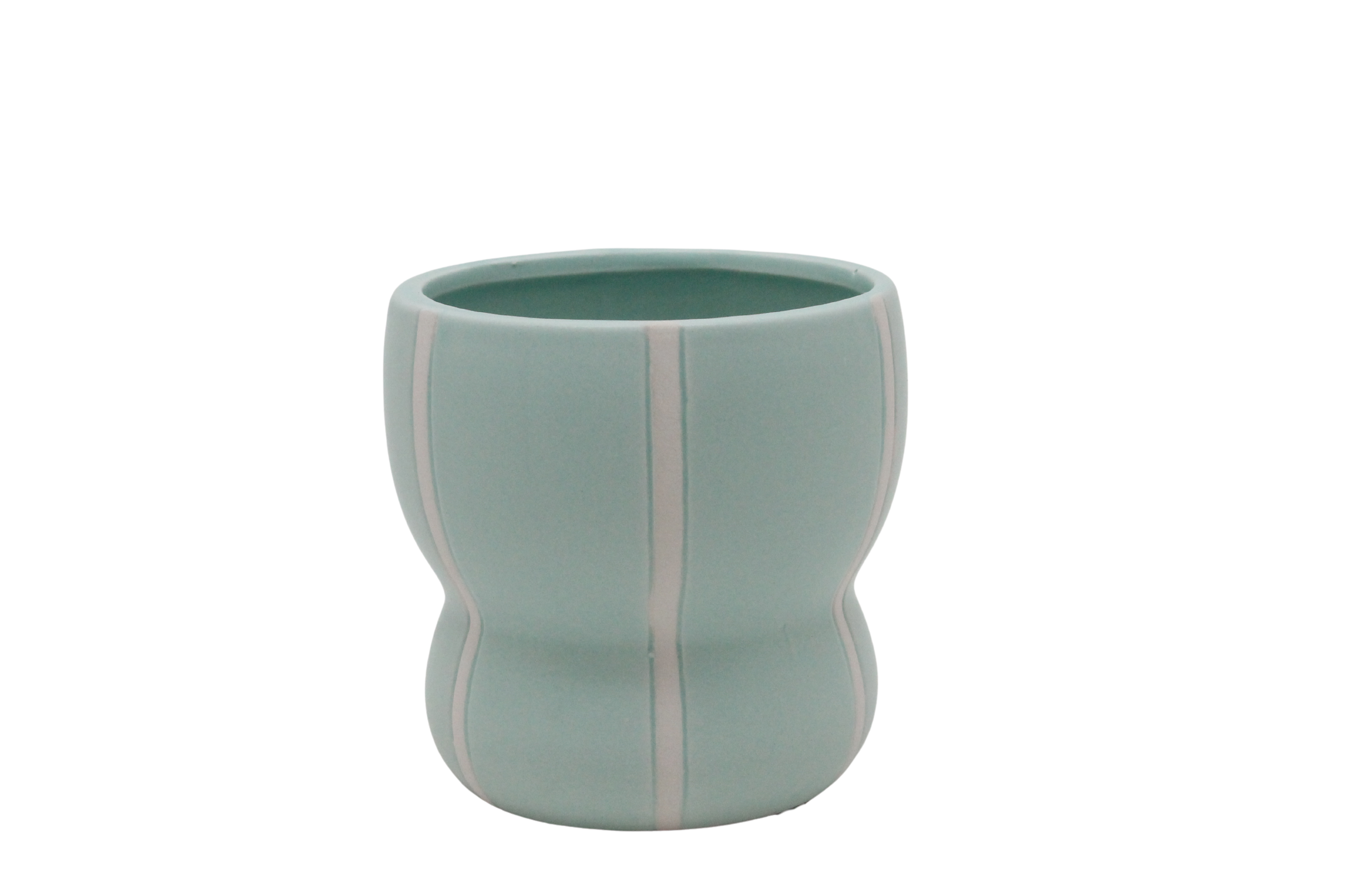 J Ceramic pot Lola ES9 Ø10,5 H10,5 green