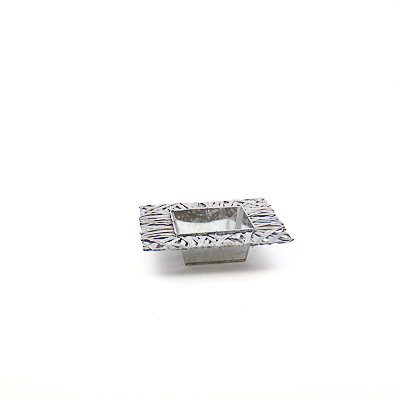 N Plateau square with grey willow 25x25 (inner13,5x13,5) H7 B11x