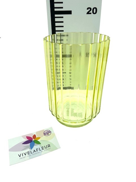 B Unit Cyl. vase 3 mix colors H17 / D12cm