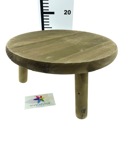 B Shaolin plateau brown h15 cm dia 29 cm