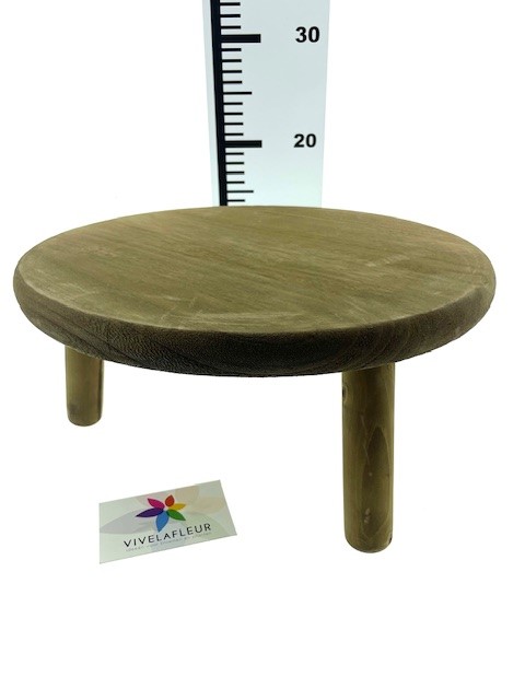 B Shaolin plateau brown h15 cm dia 33 cm