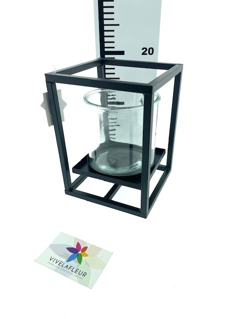 B Ligne frame black h21 cm dia 14 cm