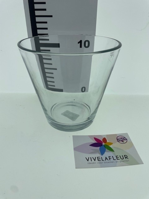 B Glasschale konisch h13cm / d14cm