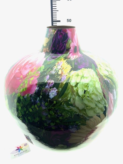 Iron Vase H50 / D50 cm