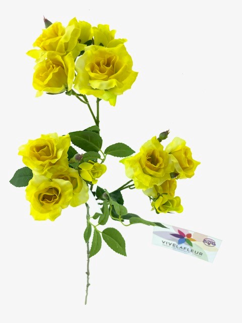 Spray Roses Geel L65cm