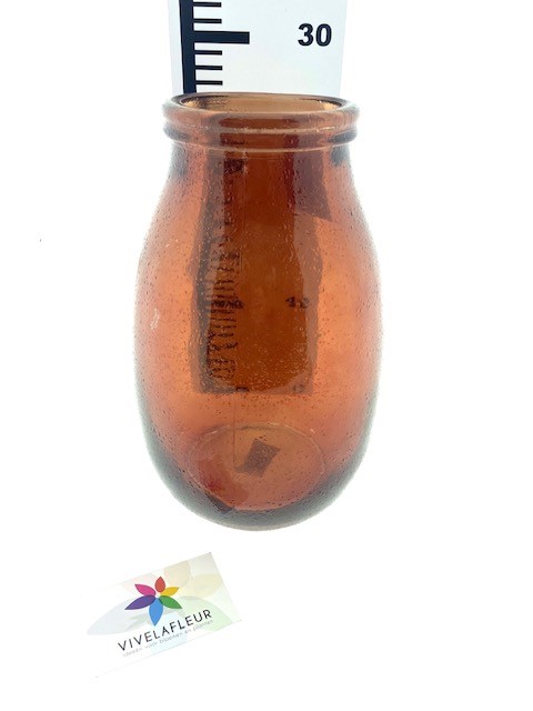B Vaas recycl. dark red h28 cm dia 18 cm