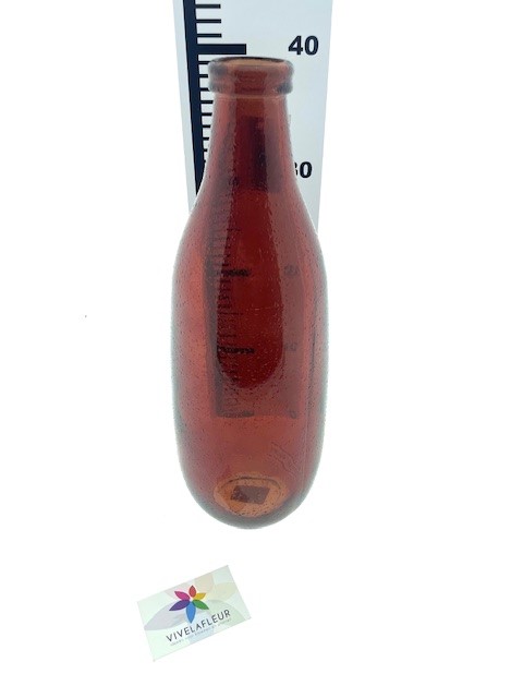 B Vaas recycl. dark red H40cm / D15cm