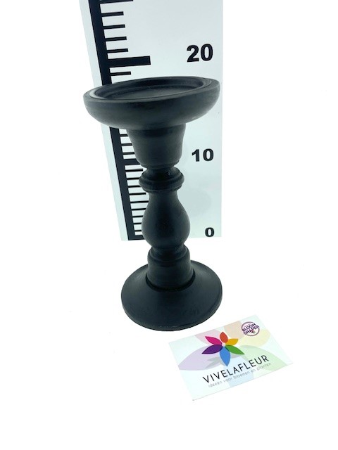 B Candleholder mango H18 / D10cm