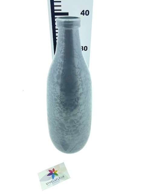 B Vaas recycl. grey h40 cm dia 15 cm
