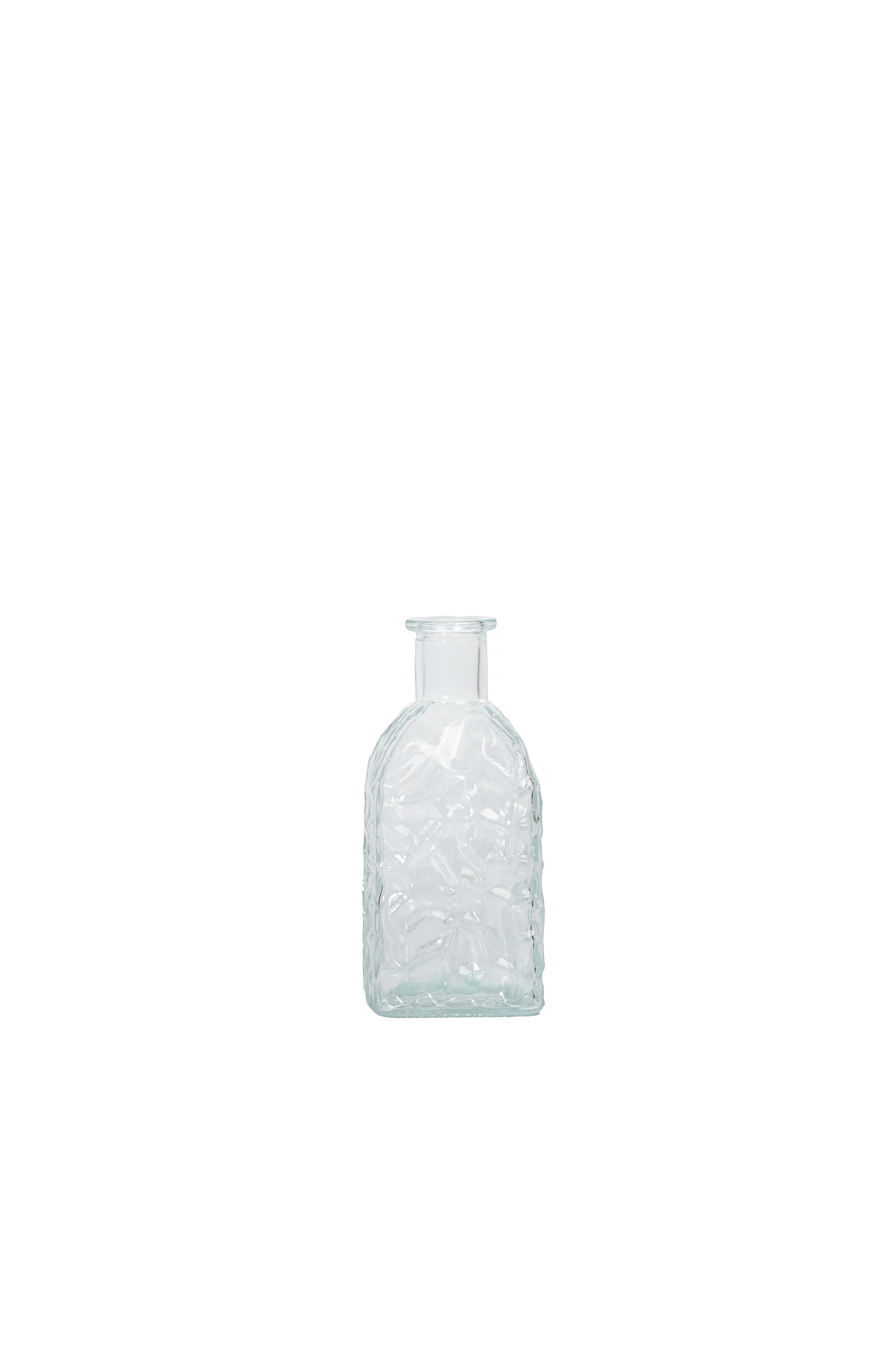 P Vaas Crush glas Ø6,5xH13cm transparant