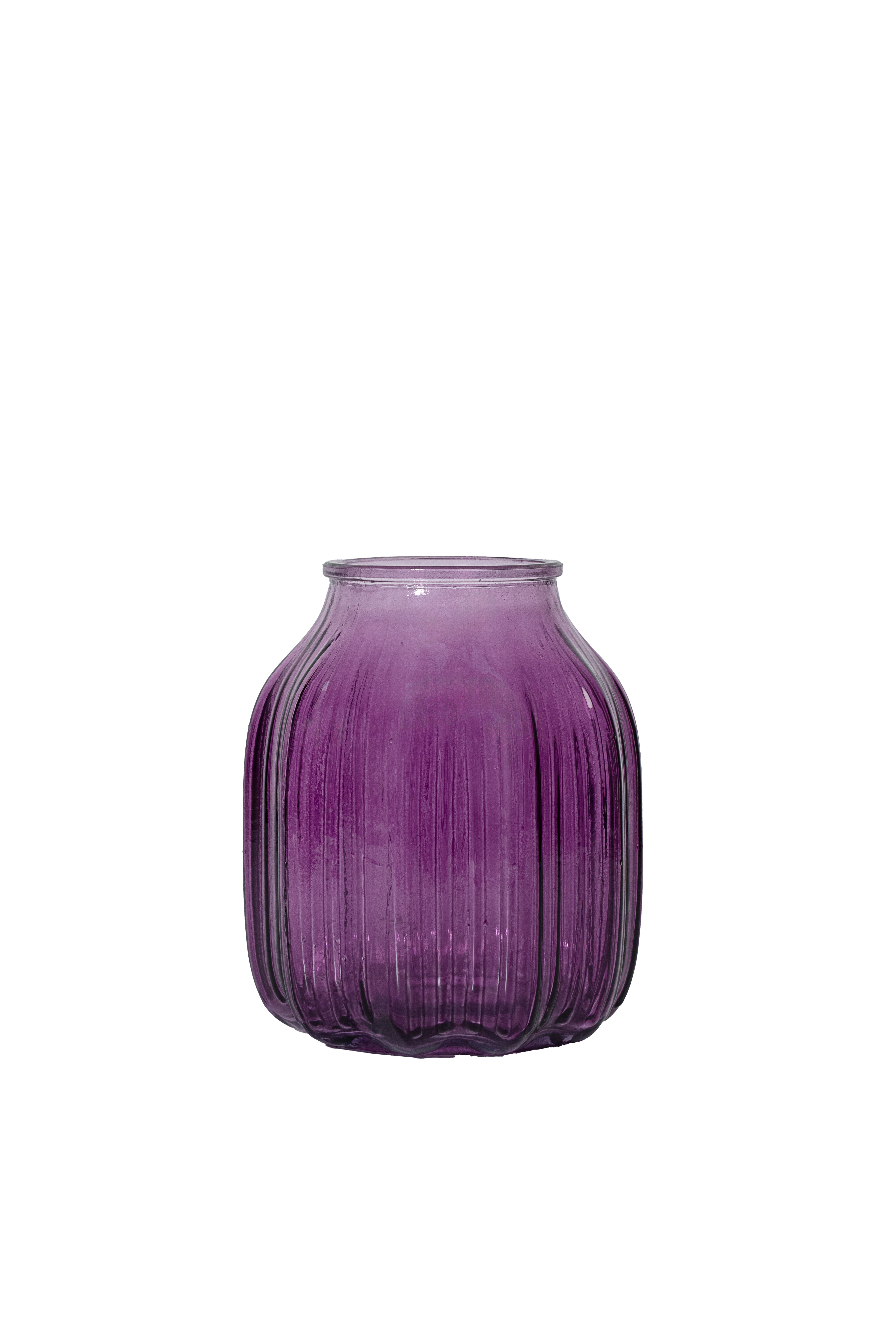 P Vaas Groove glas Ø14xH16cm orchid