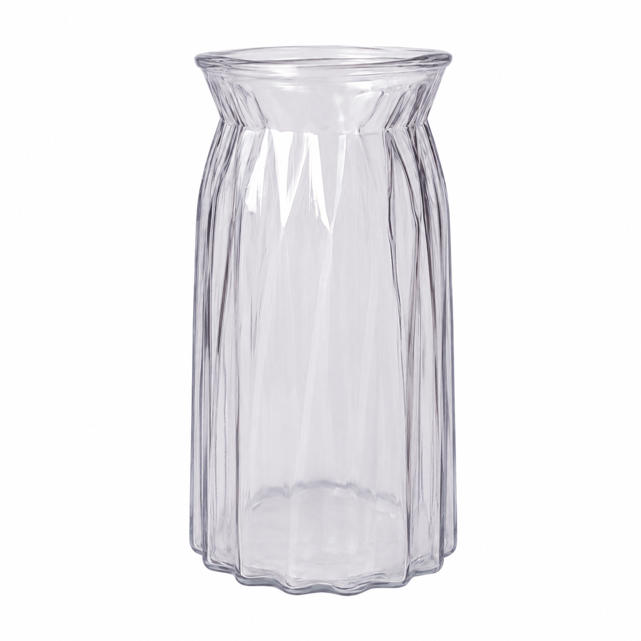 P Vaas Cleo glas Ø11xH20cm orchid tint transparant 12 per doos