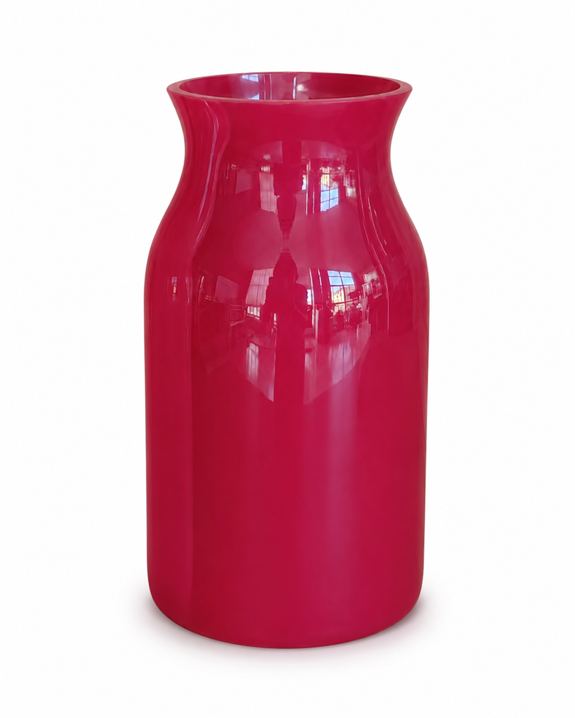 P Vaas glas Fiore Ø9,2/12xH21cm cyclaam pantone 220c 24 per doos