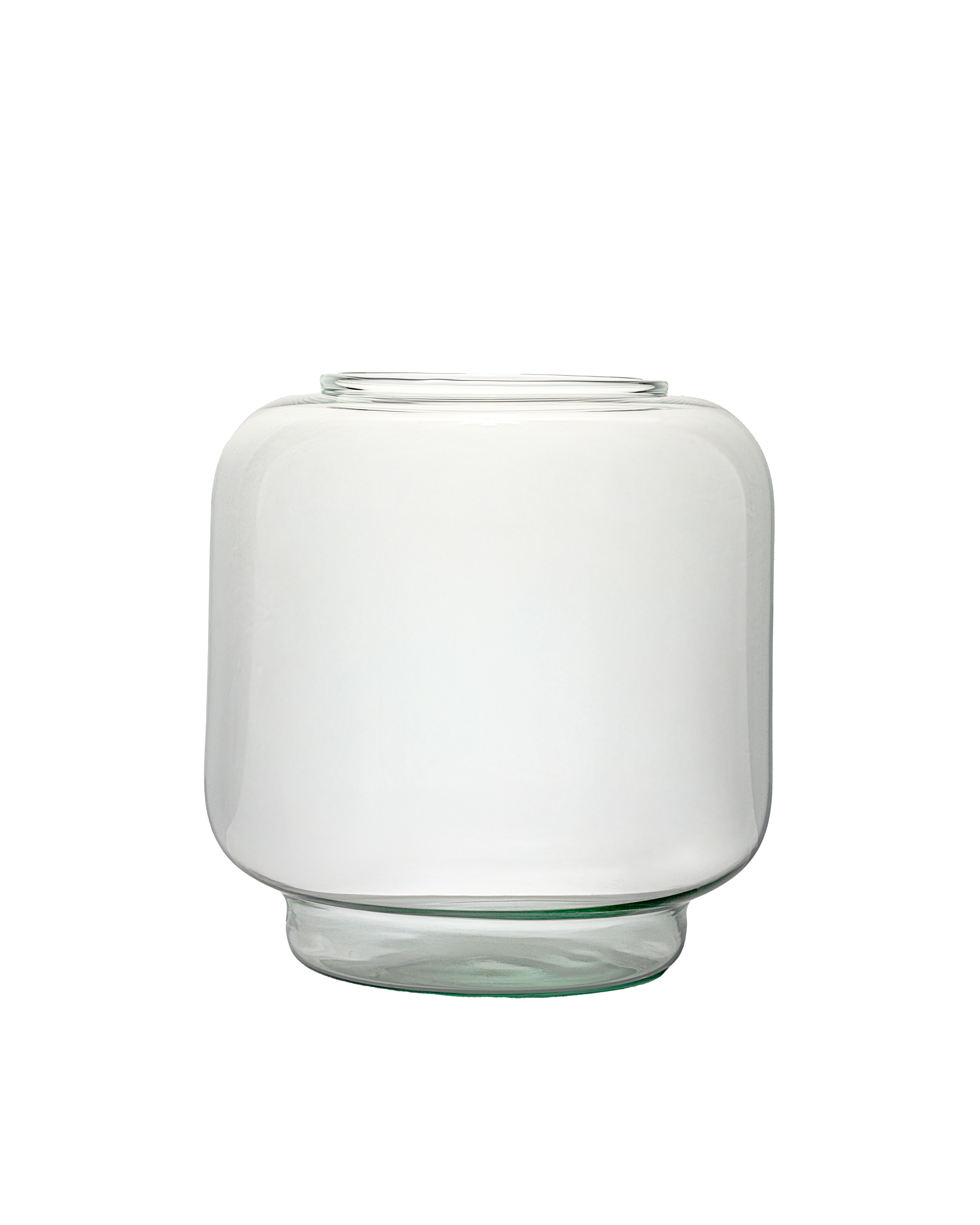 P Vaas Cask Ø17xH17cm recycled glas