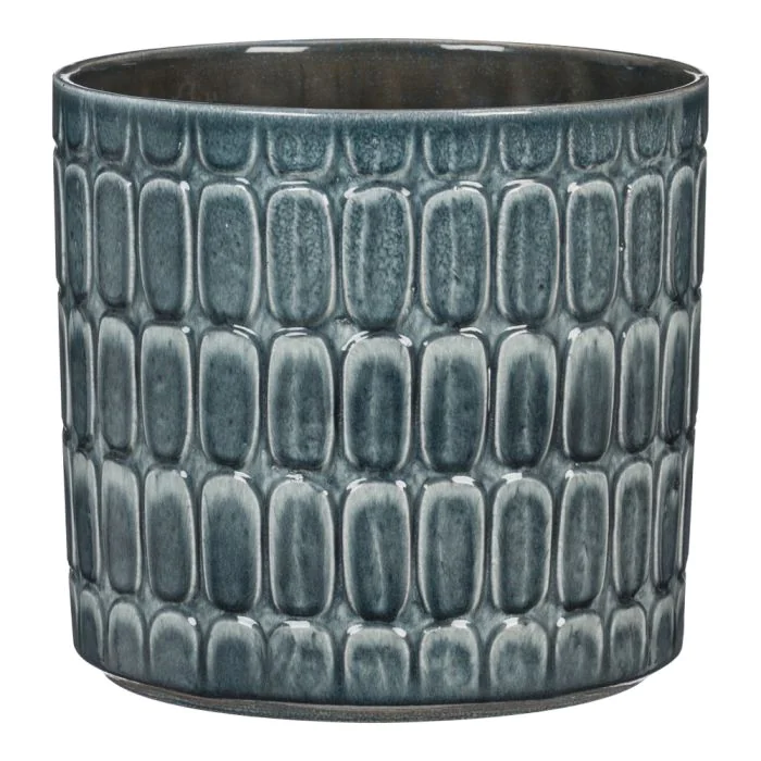 P Pot Lagom keramiek Ø12xH11cm alma blauw
