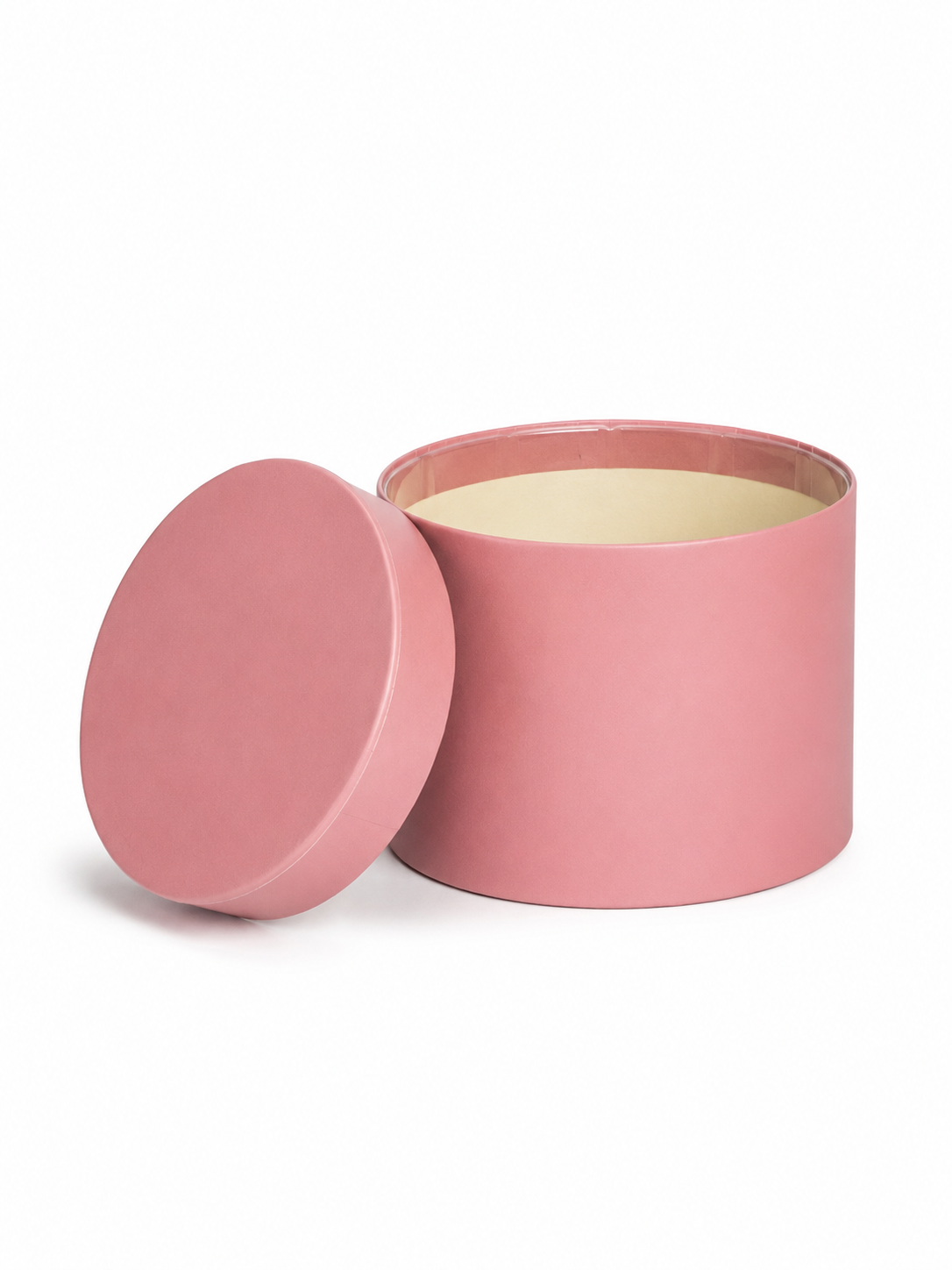 P Hoedendoos karton Ø14xH10cm rose tan