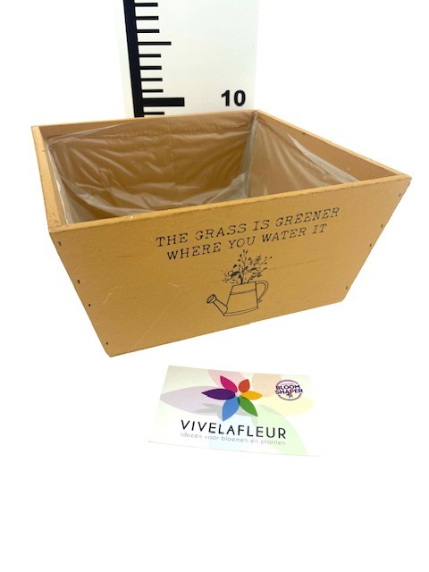B Planter plantaholic terra H10x21x21cm