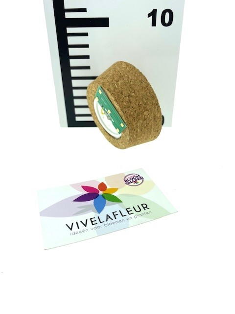 B Cork Lid + Led h3/D 8/6,5 cm