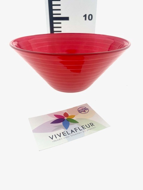 B Bowl Tucson wine red H8 / D19cm