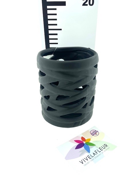 Pot Mummy Zwart M H12,5 / D11 cm