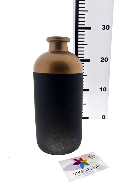 Bottle Black/Copper H25 / D11cm