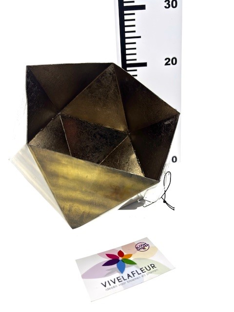 TheeL. Icos goud L H17 / D21cm