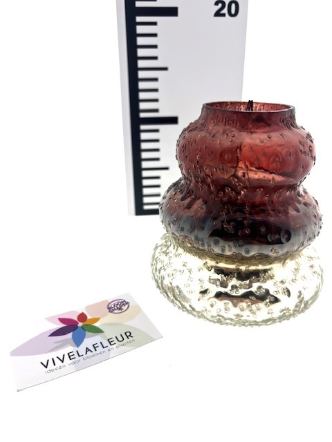 TheeL. Gitty red L H12,5 / D12,5cm