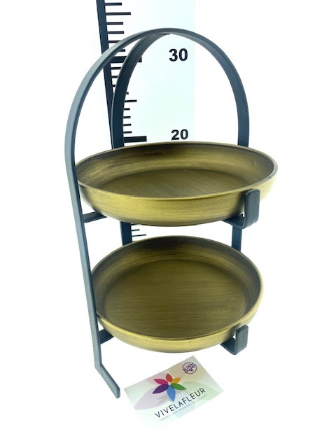 Etagere 2 Floors H33 / D22 cm