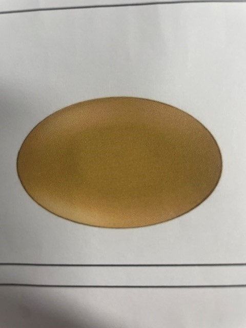 Plate shiny gold H6 / D44,5cm
