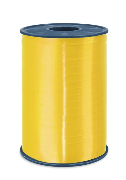 P Curly ribbon 5mmx500m Yellow