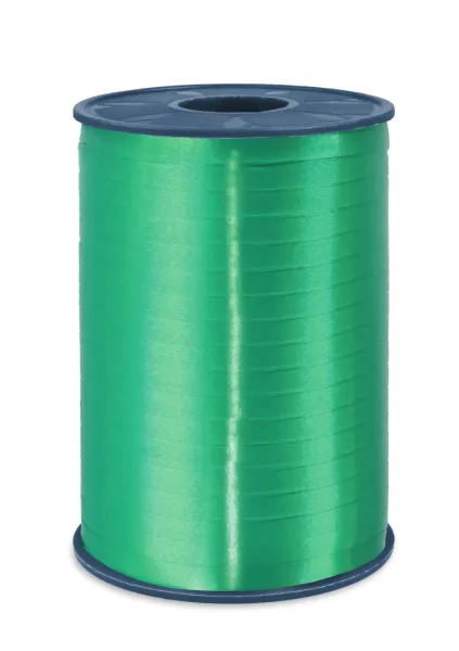 P Curly ribbon 5mmx500m Green