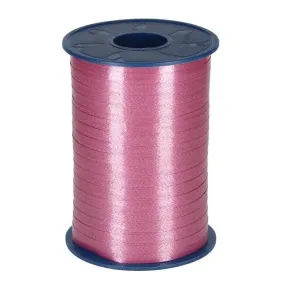 P Curly ribbon 5mmx500m Old Pink